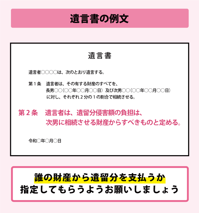 遺留分請求をされる人向け】遺言書より優先される遺留分について徹底